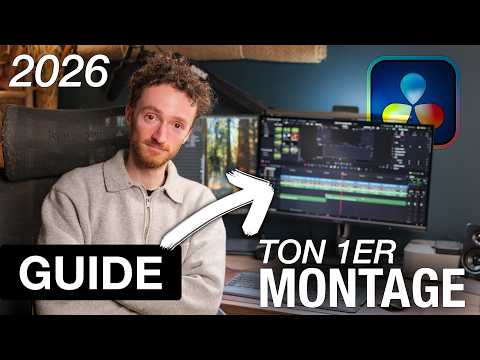 Illustration — Votre 1er montage vidéo sur DaVinci Resolve (guide complet 2026)