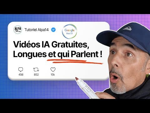 Illustration — Créer des vidéos avec l'IA gratuitement (Google Flow & Veo)